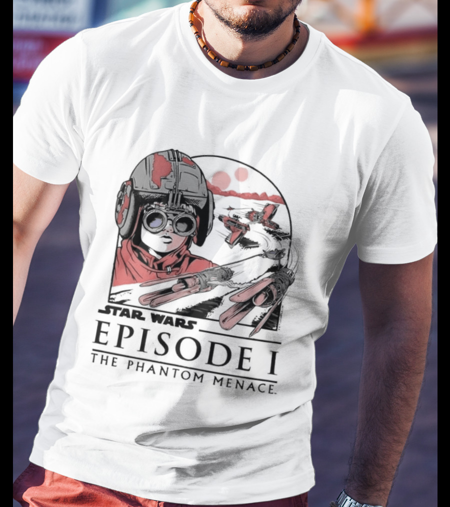 Star Wars Episode I The Phantom Menace Podrace Scene T-Shirt