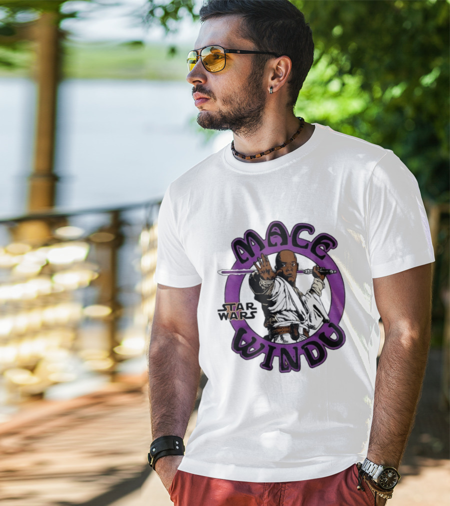 Star Wars Mace Windu Purple Jedi T-Shirt