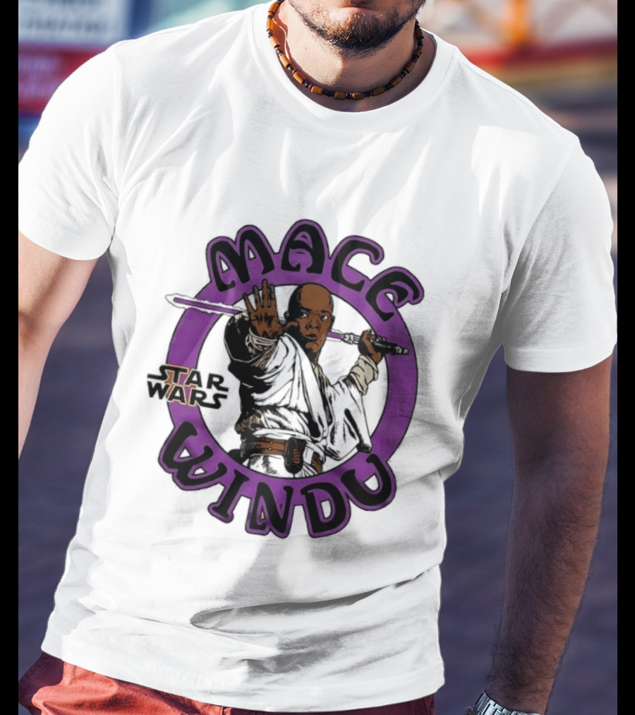 Star Wars Mace Windu Purple Jedi T-Shirt