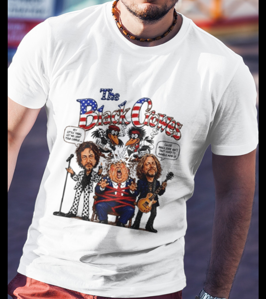 The Black Crowes Dump On Trump Political Commentary Band T-Shirt