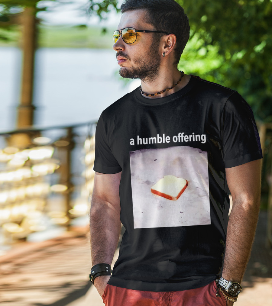 A Humble Offering Bread Slice Vintage Aesthetic T-Shirt