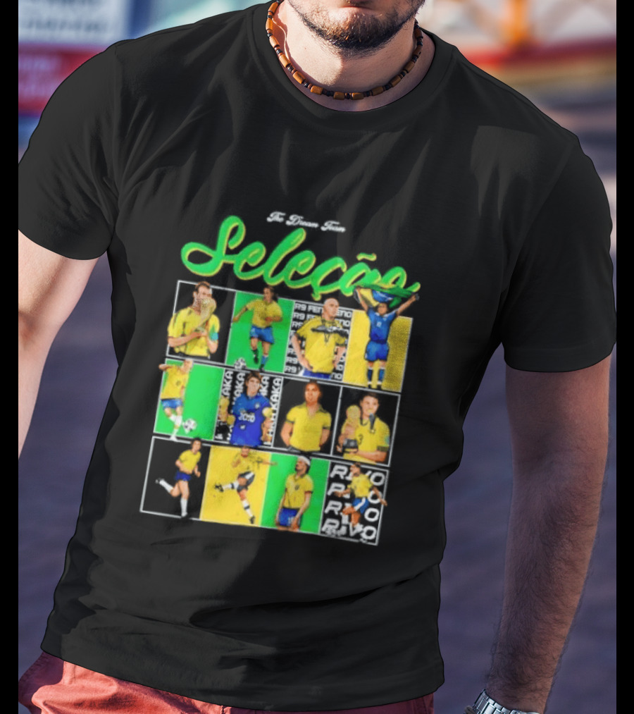 Selecao Brasil Football Legends Soccer Dream Team Series T-Shirt