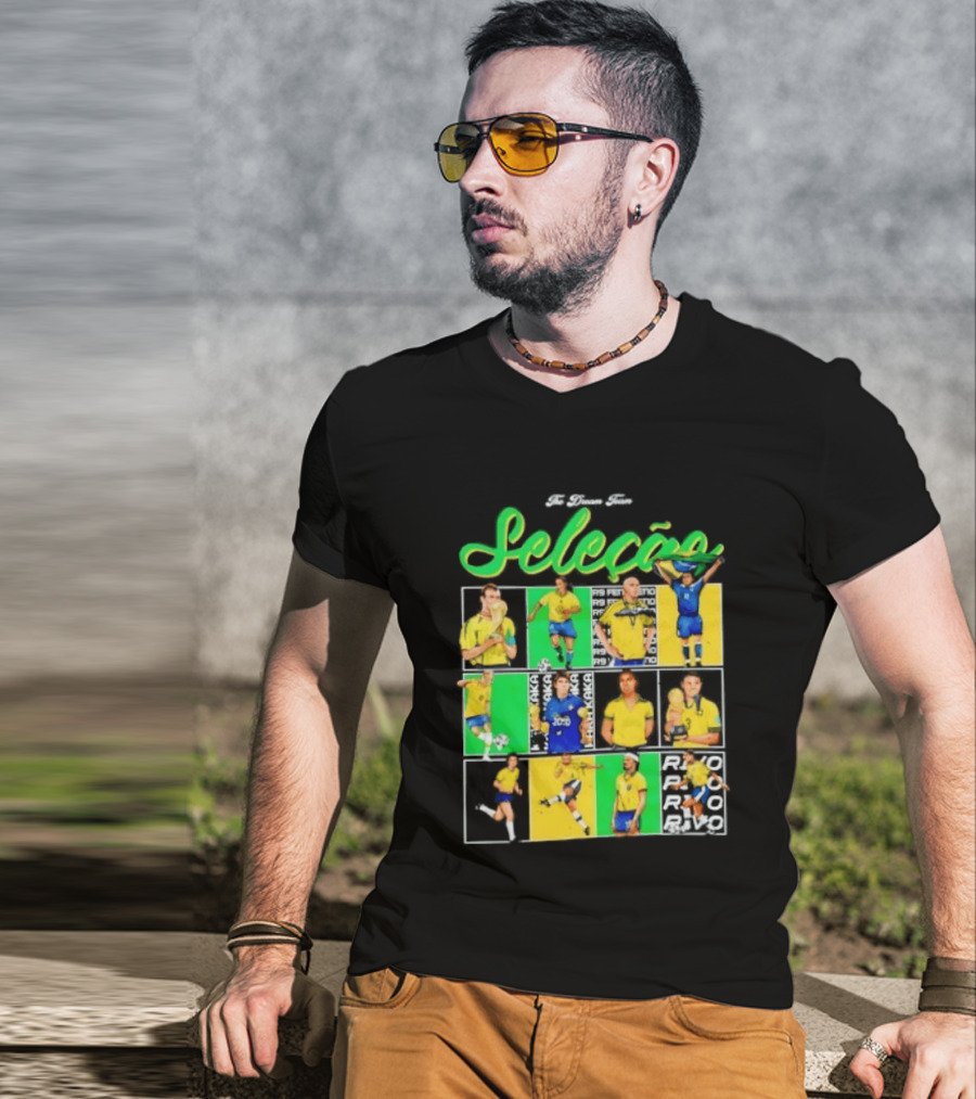 Selecao Brasil Football Legends Soccer Dream Team Series T-Shirt