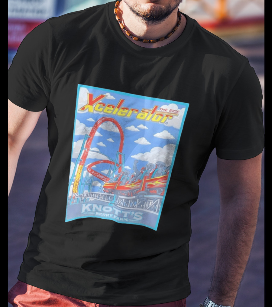Knott's Berry Farm Xcelerator The Ride Roller Adventure T-Shirt