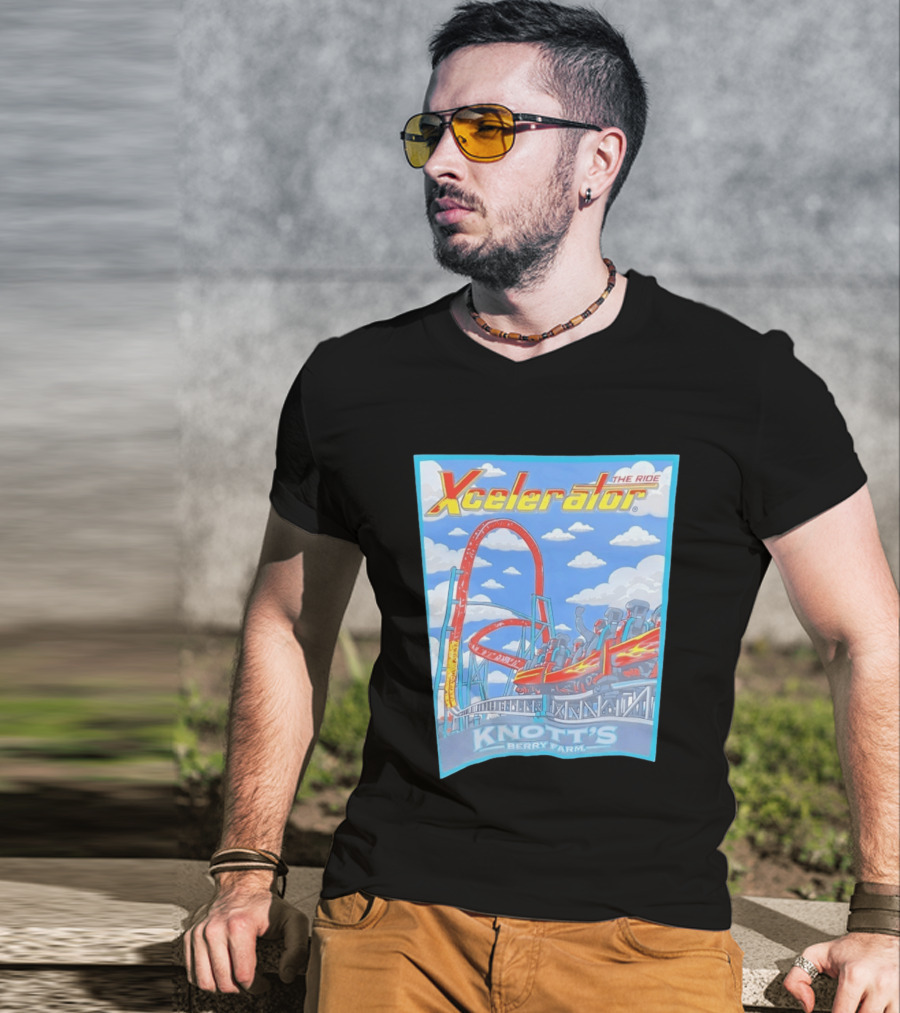 Knott's Berry Farm Xcelerator The Ride Roller Adventure T-Shirt