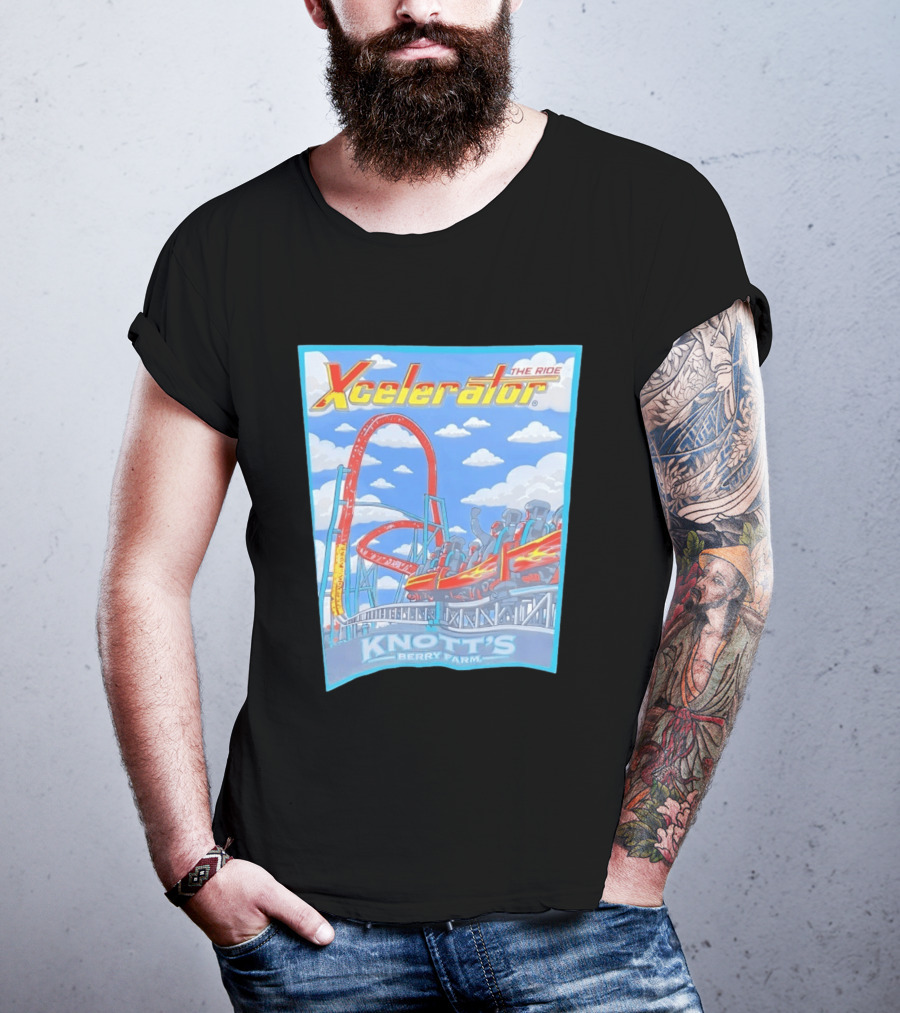 Knott's Berry Farm Xcelerator The Ride Roller Adventure T-Shirt