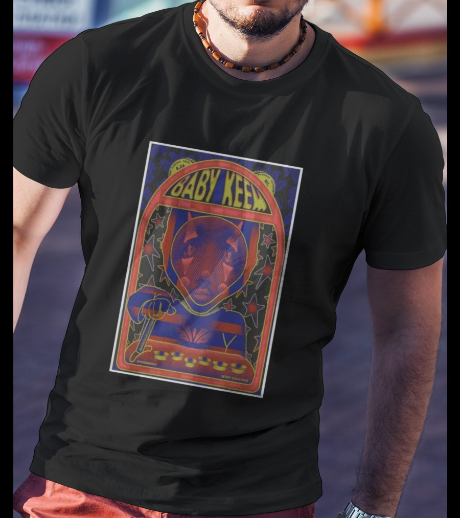 Baby Keem The Fillmore Tour 2026 Concert Abstract Astronaut Art By Destroy Design Guild T-Shirt
