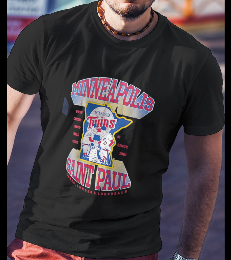 Minneapolis Minnesota Twins Saint Paul Baseball Team T-Shirt