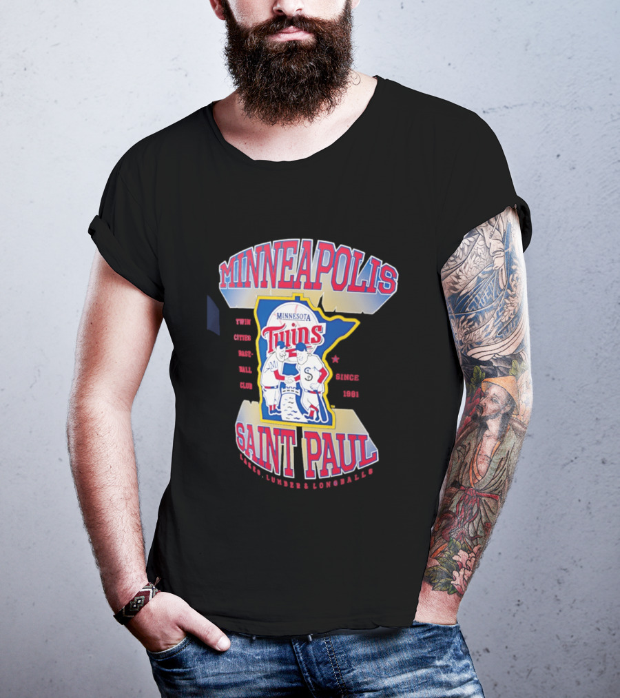 Minneapolis Minnesota Twins Saint Paul Baseball Team T-Shirt
