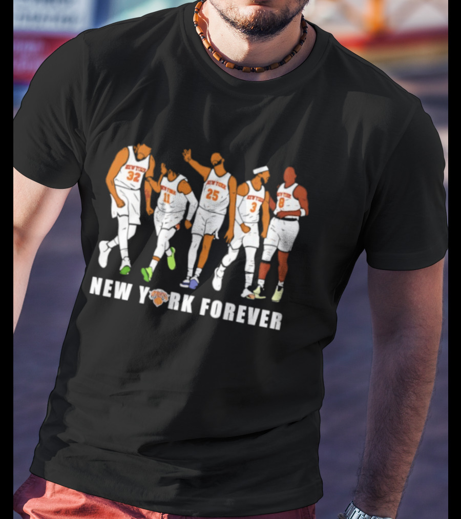 New York Forever Knicks KAT Brunson Mikal Hart OG Dance T-Shirt