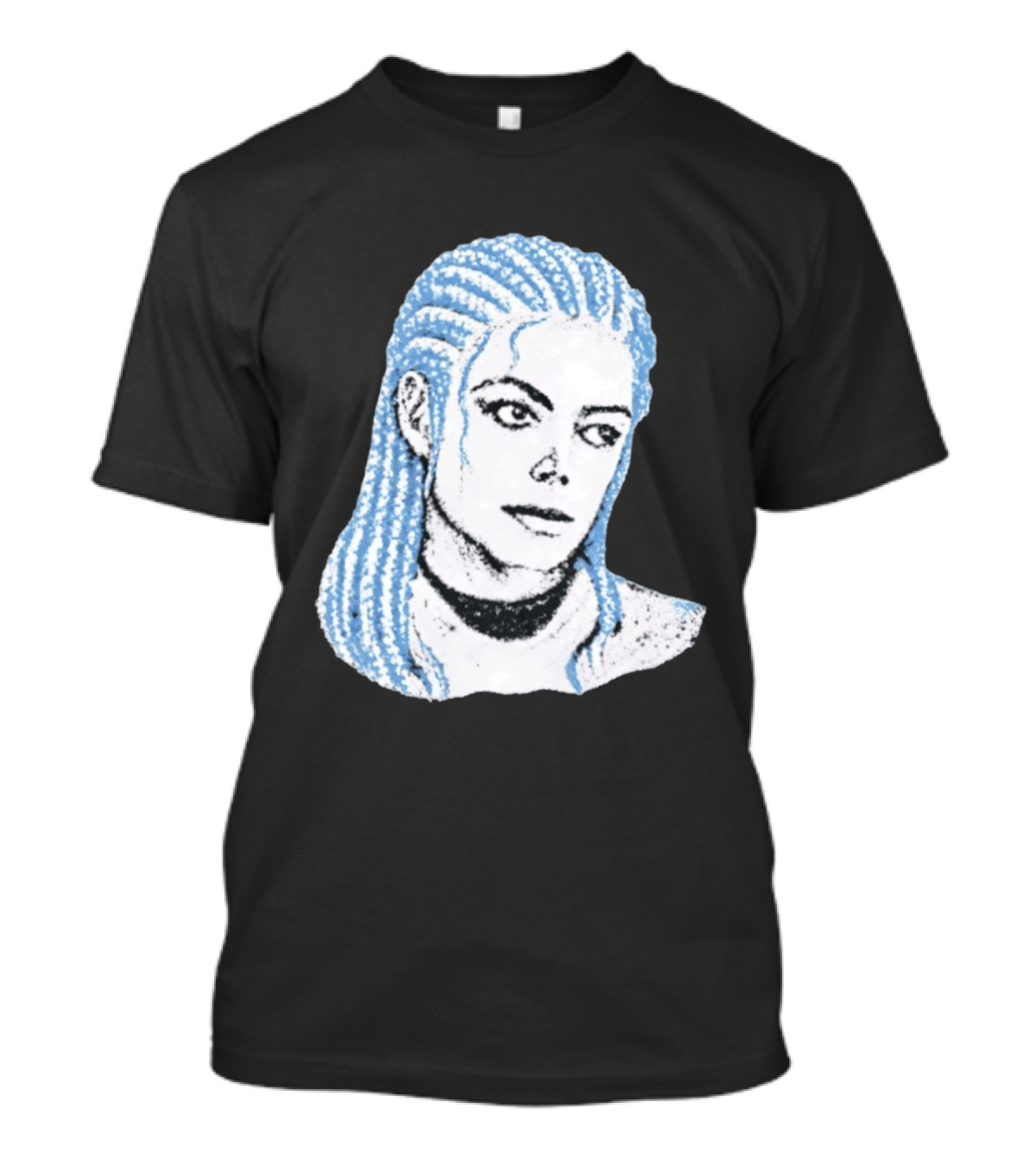 Iceman And MJ Braided Style Fusion T-Shirt