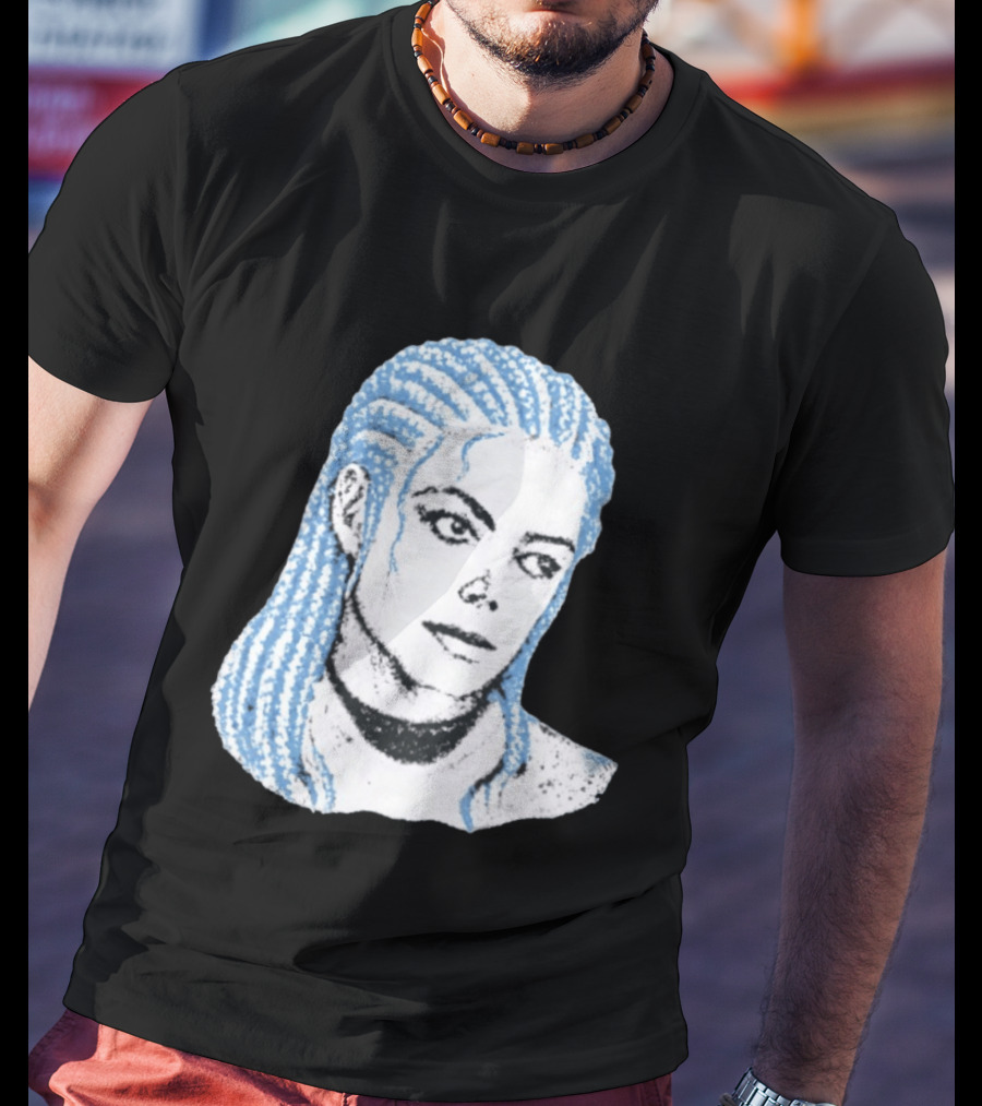 Iceman And MJ Braided Style Fusion T-Shirt