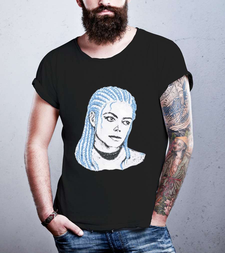Iceman And MJ Braided Style Fusion T-Shirt