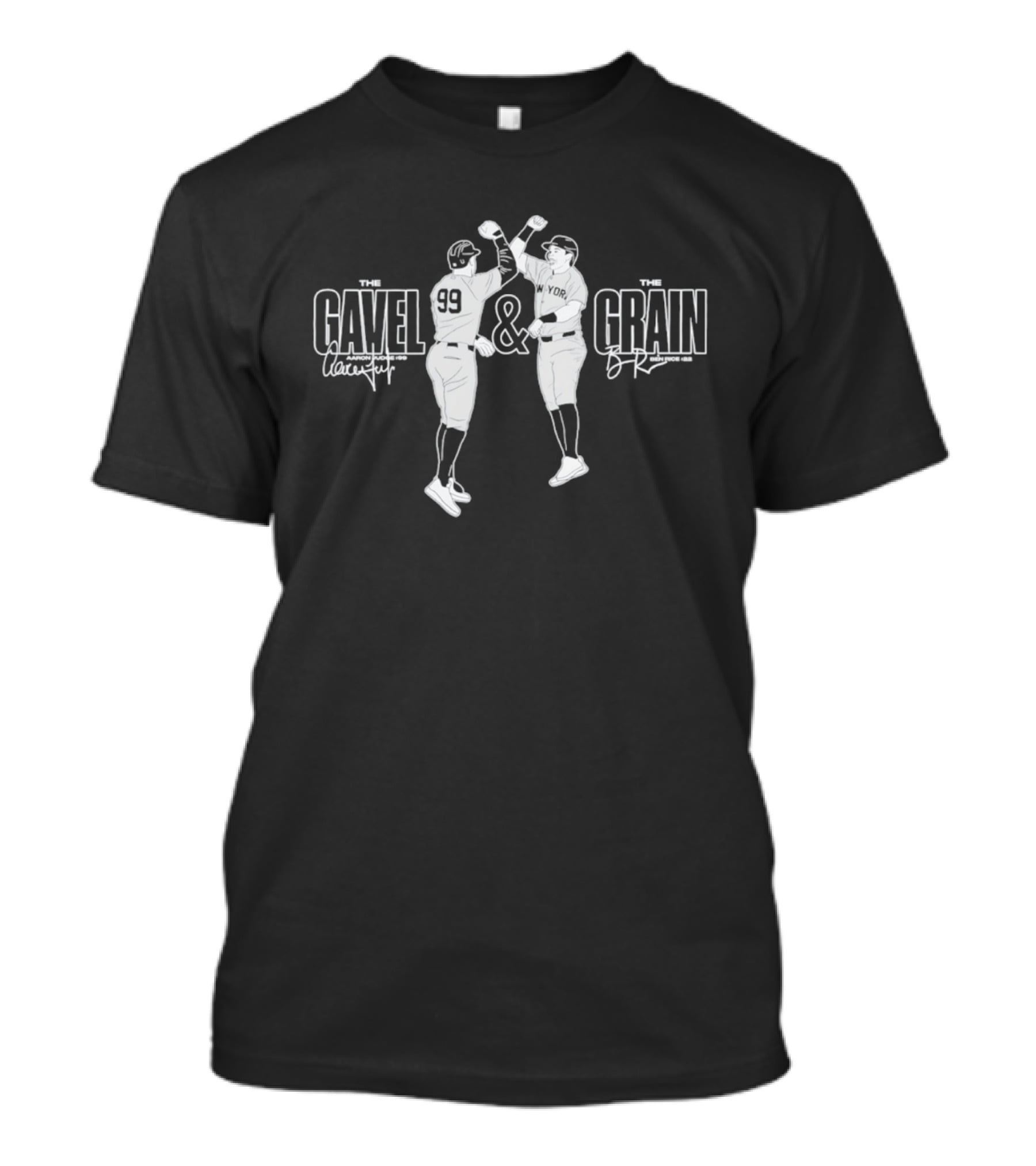 The Gavel & The Grain Aaron Judge Ben Rice NY Yankees T-Shirt