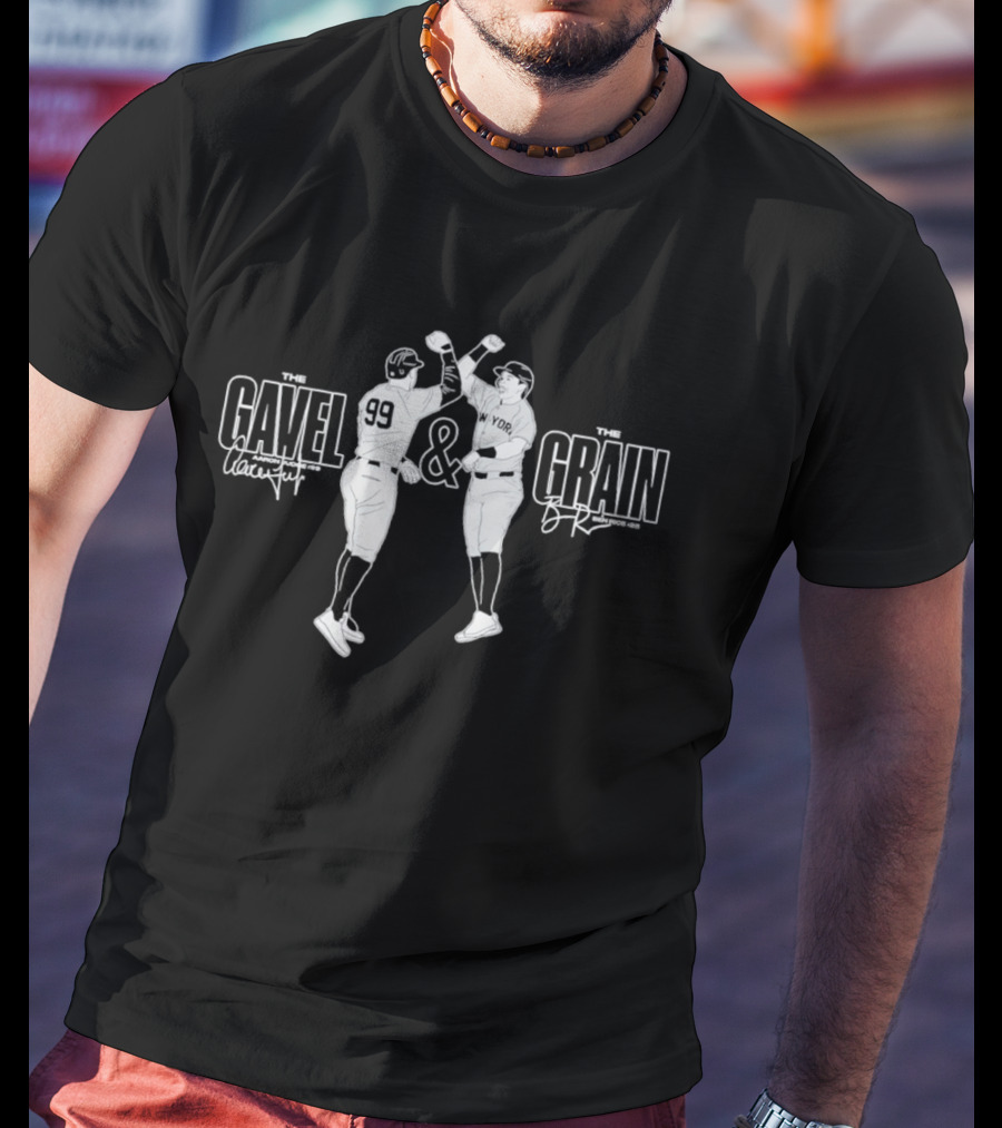 The Gavel & The Grain Aaron Judge Ben Rice NY Yankees T-Shirt