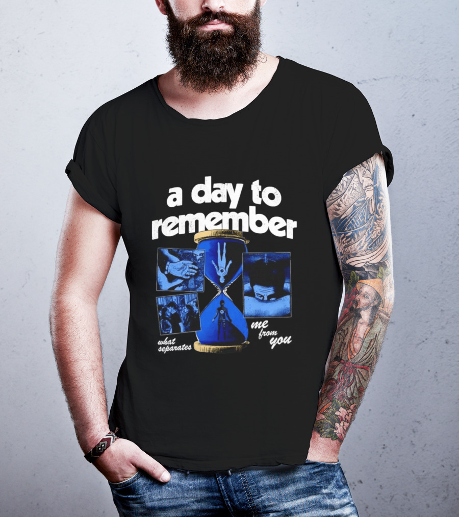 A Day To Remember Hourglass Album Art What Separates Me From You T-Shirt