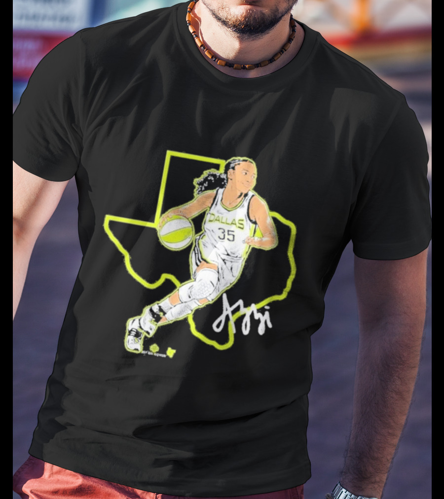Azzi Fudd Dallas Basketball Star Texas T-Shirt