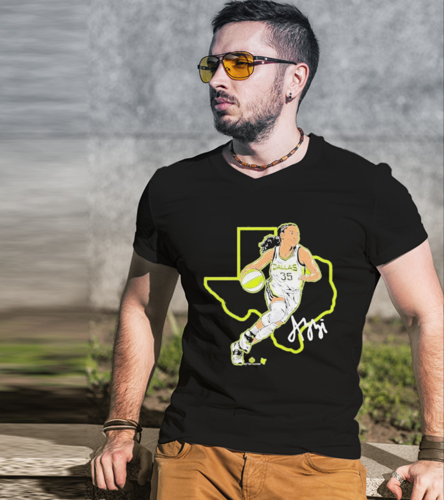 Azzi Fudd Dallas Basketball Star Texas T-Shirt