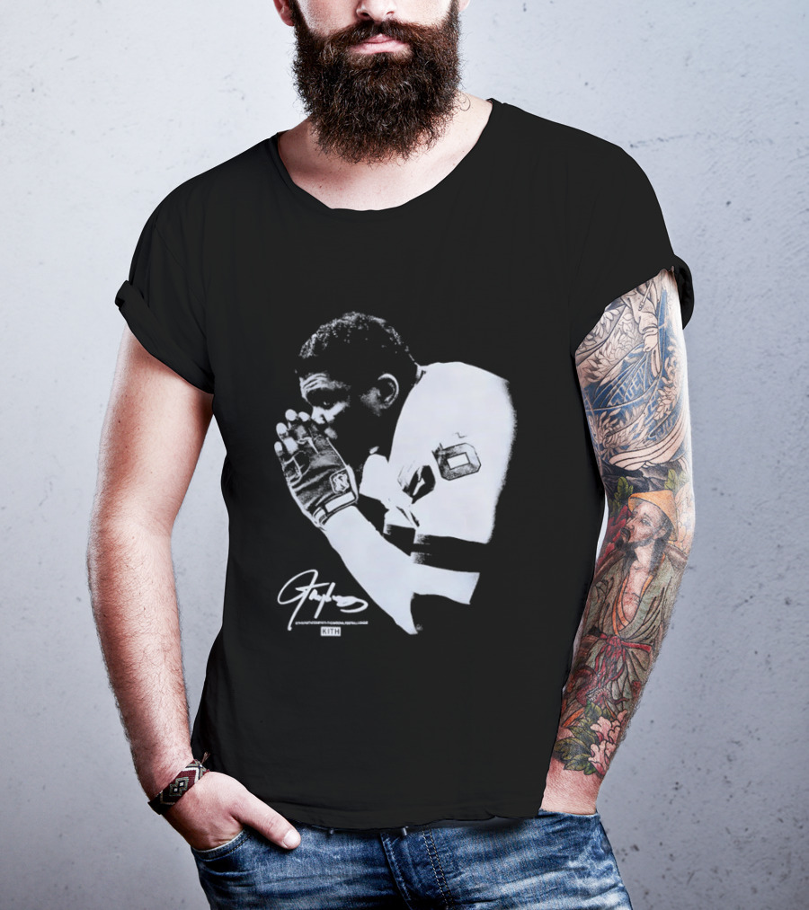 Kith National Football League Lawrence Taylor Praying Hands Signature Edition T-Shirt