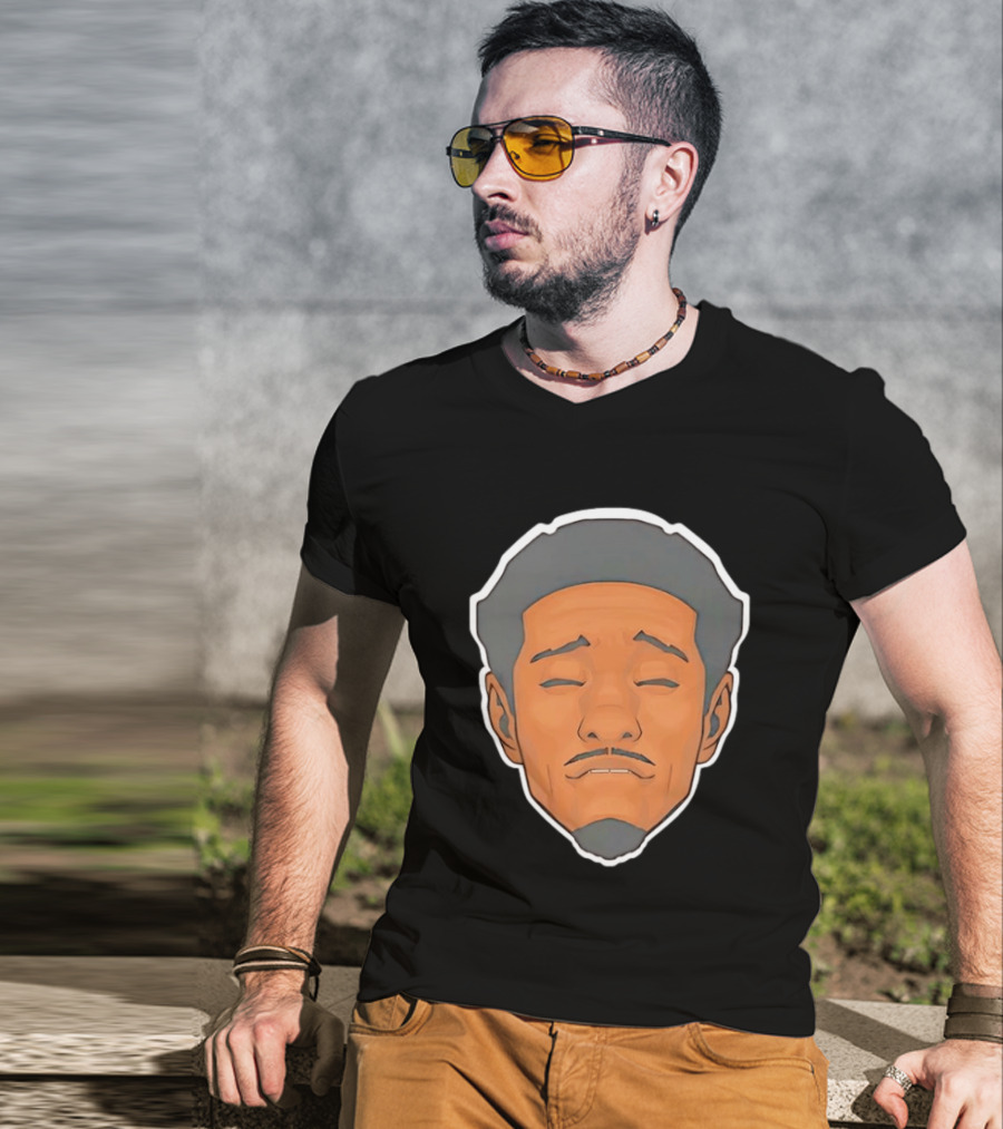 Klay Thompson Eyes Closed NBA Focus T-Shirt