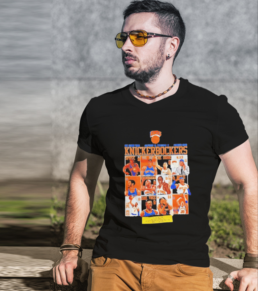 New York Knicks Knickerbockers Basketball Legends Spree Melo Run MSG Series T-Shirt