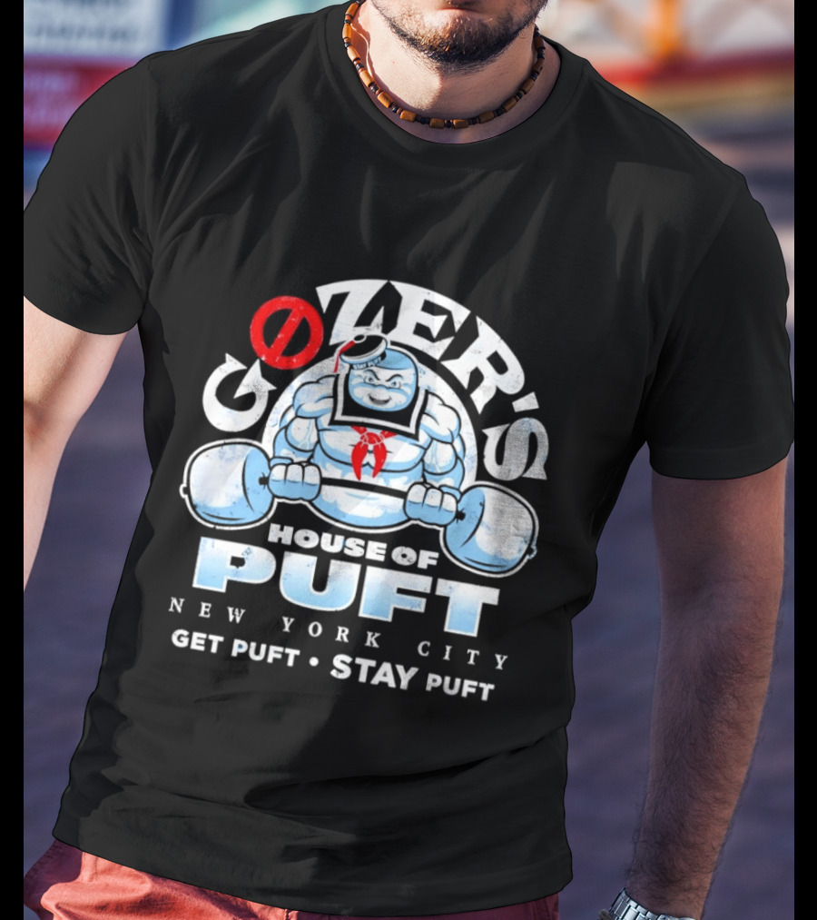 Gozer's House Of Puft New York City Muscular Stay Puft Get Puft Stay Puft T-Shirt