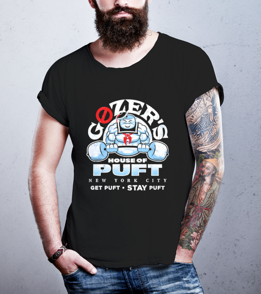 Gozer's House Of Puft New York City Muscular Stay Puft Get Puft Stay Puft T-Shirt