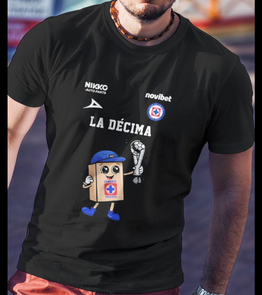 Cruz Azul Campeon Liga MX La Decima Cemento Cruz Azul 2026 T-Shirt