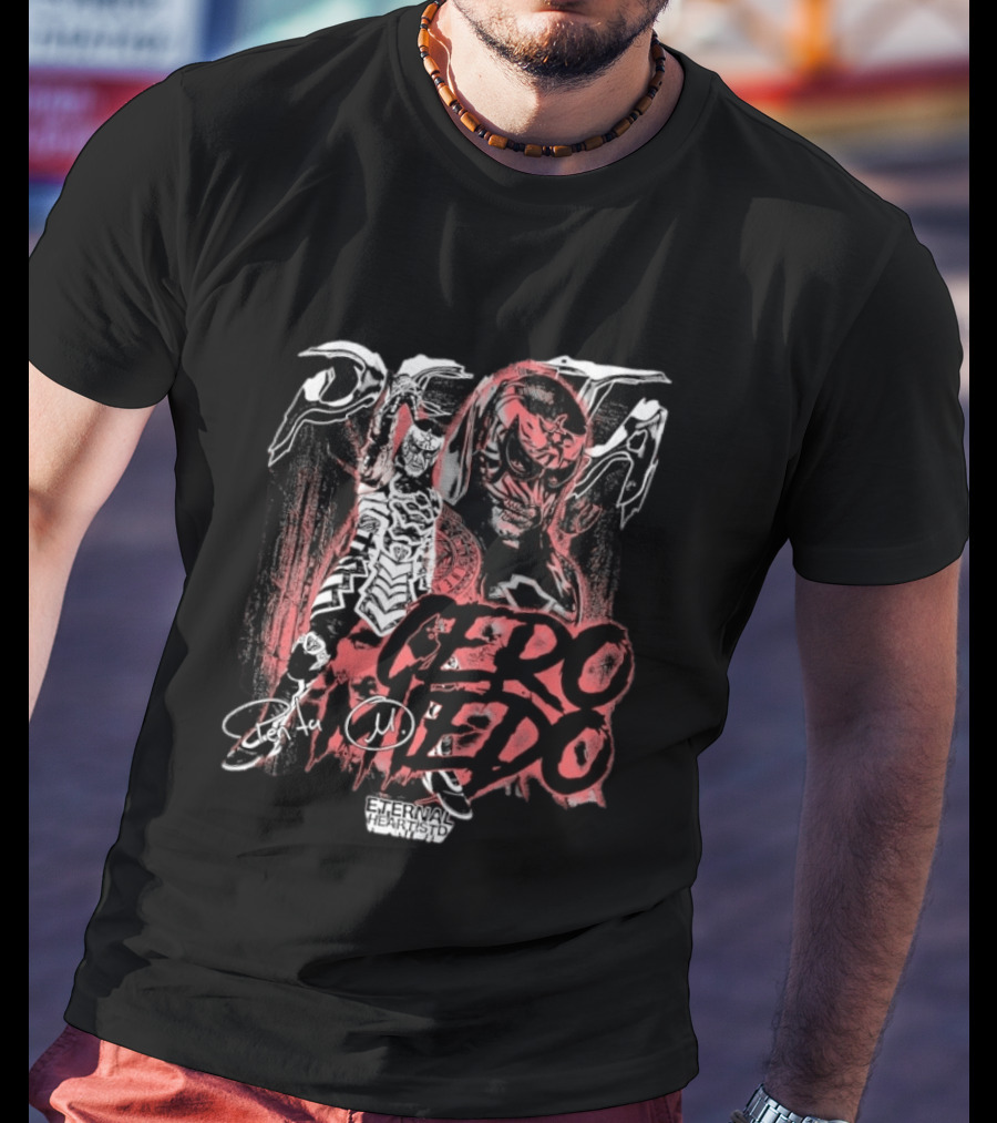 Penta El Zero Miedo Cero Miedo Eternal Heartstd Wrestling T-Shirt