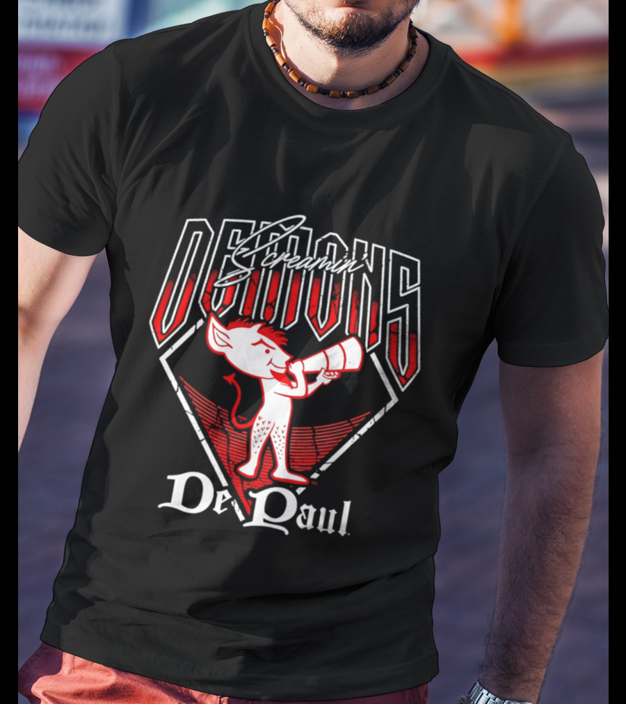Screamin' Demons De Paul Demons T-Shirt