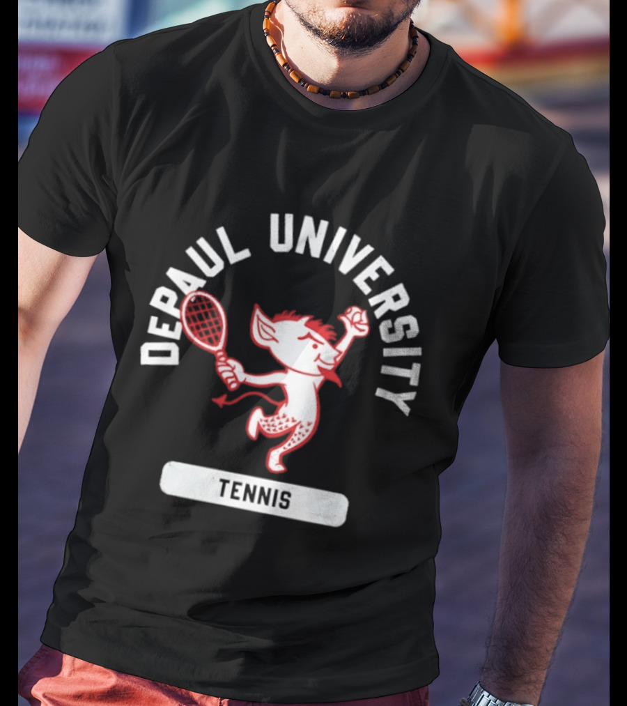 DePaul University Blue Demons Tennis T-Shirt