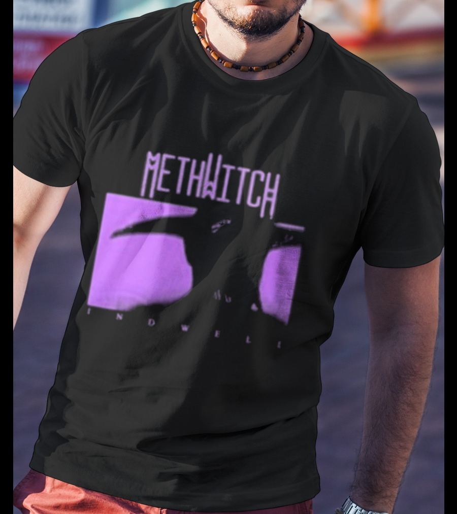 Methwitch Digital Well Records Indwell Mirror T-Shirt
