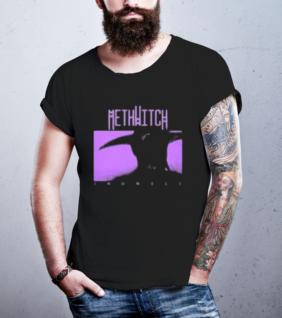 Methwitch Digital Well Records Indwell Mirror T-Shirt