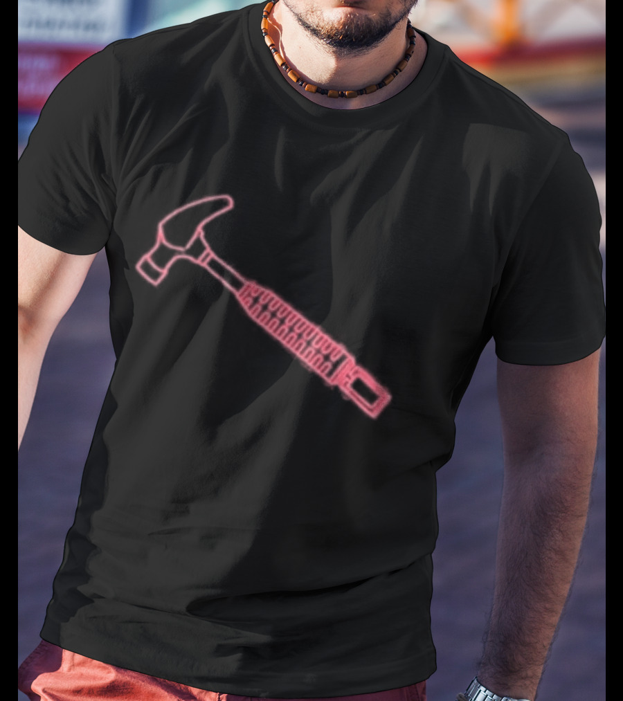 Dorohedoro Shin El Corazon Steady Hands Unique Pink Hammer T-Shirt