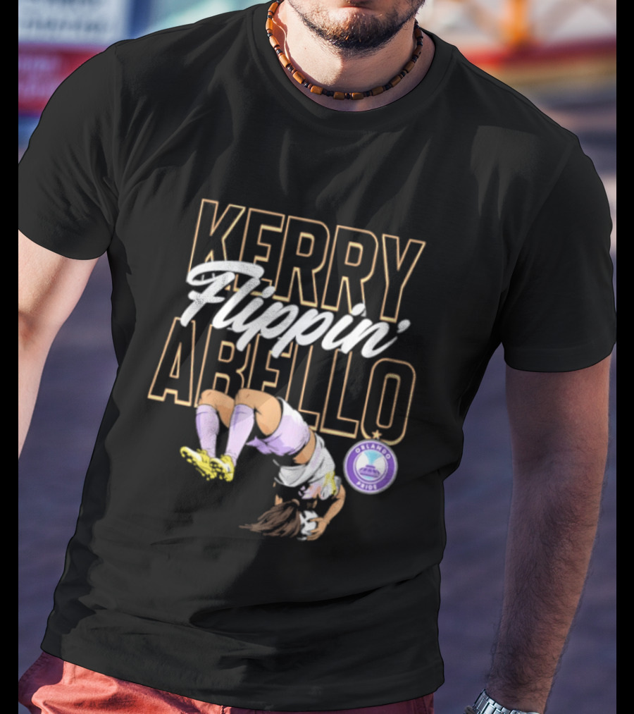 Kerry Abello Flippin Orlando Pride NWSL T-Shirt