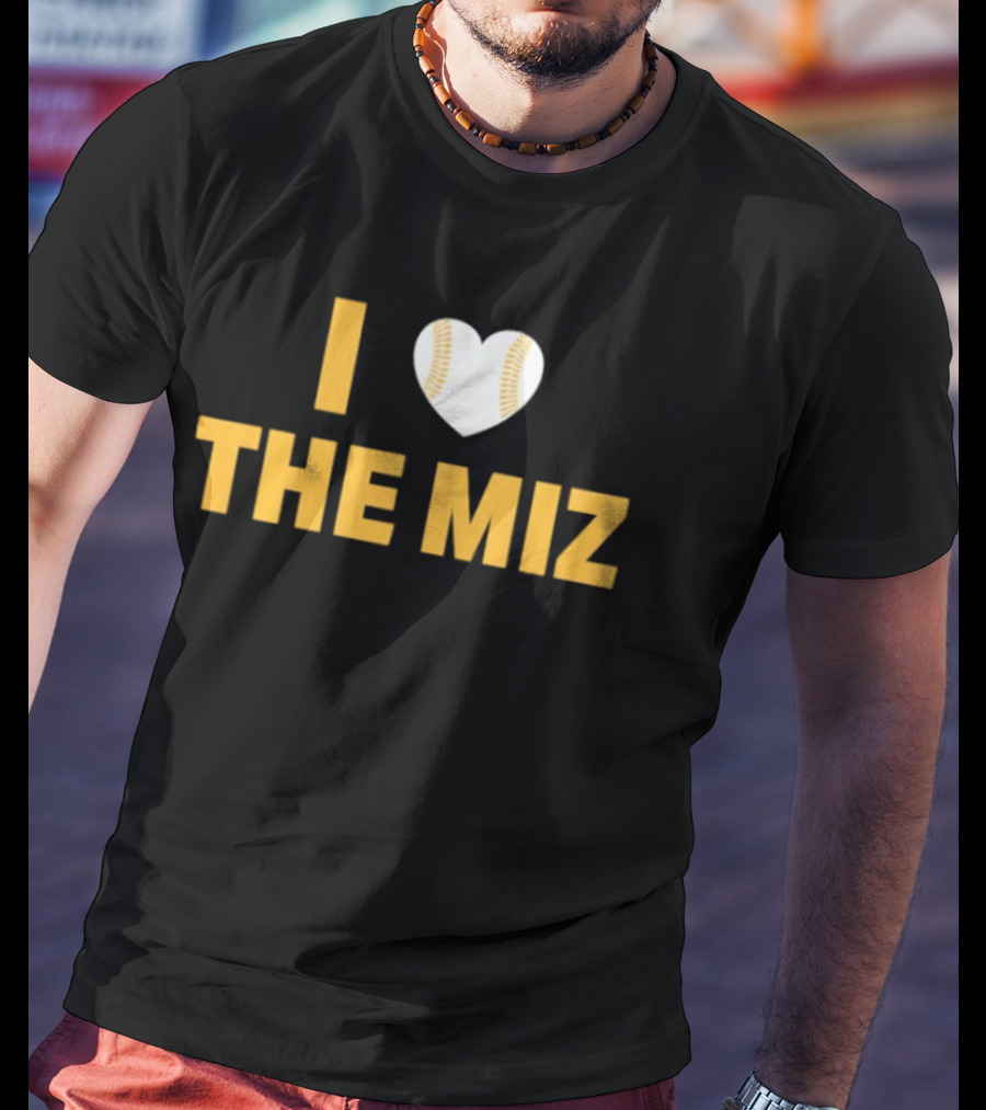 I Heart The Miz Baseball Jacob Misiorowski Milwaukee T-Shirt