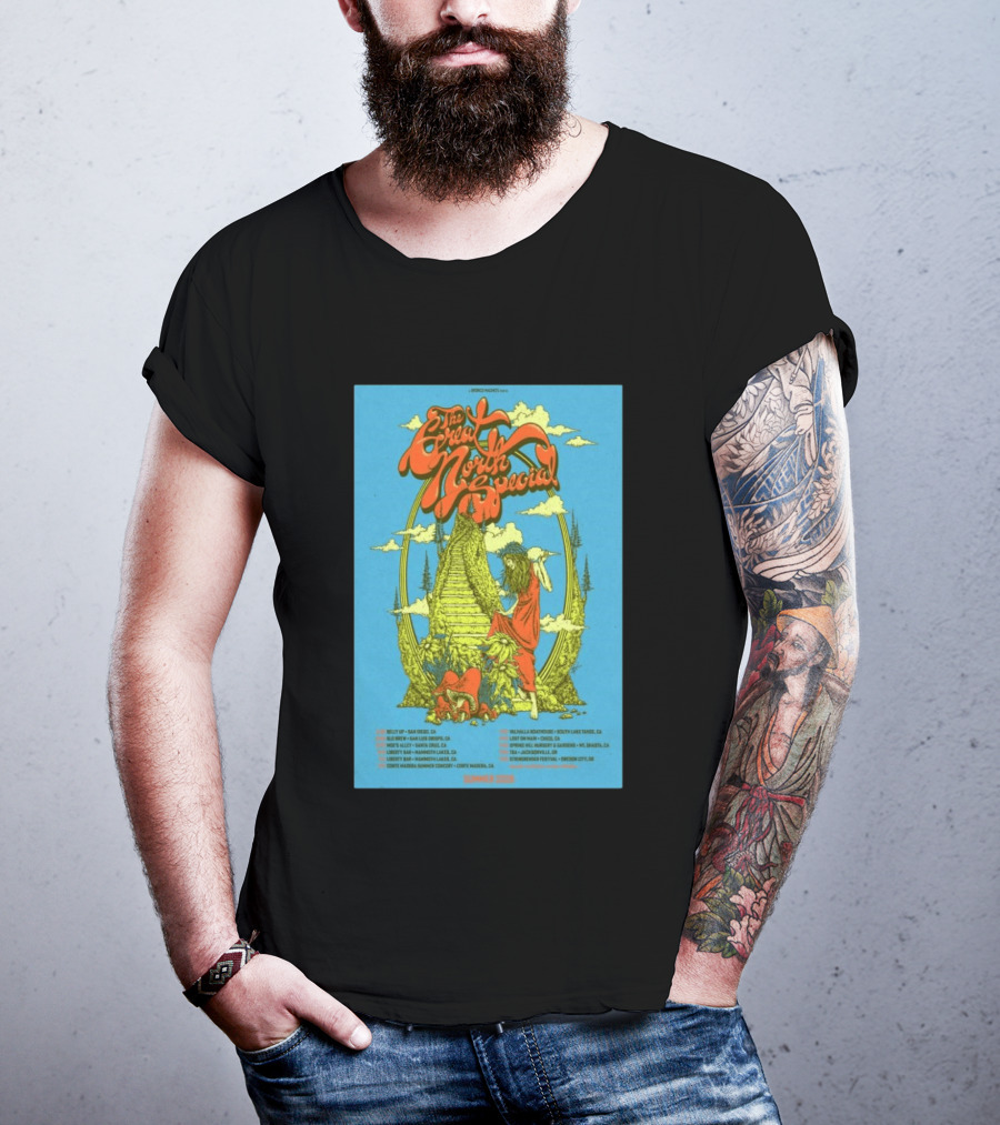 The Great North Special Tour 2026 Uncle John's New Haven Liberty Hall Fillmore West Shrine Auditorium Hollywood Events T-Shirt