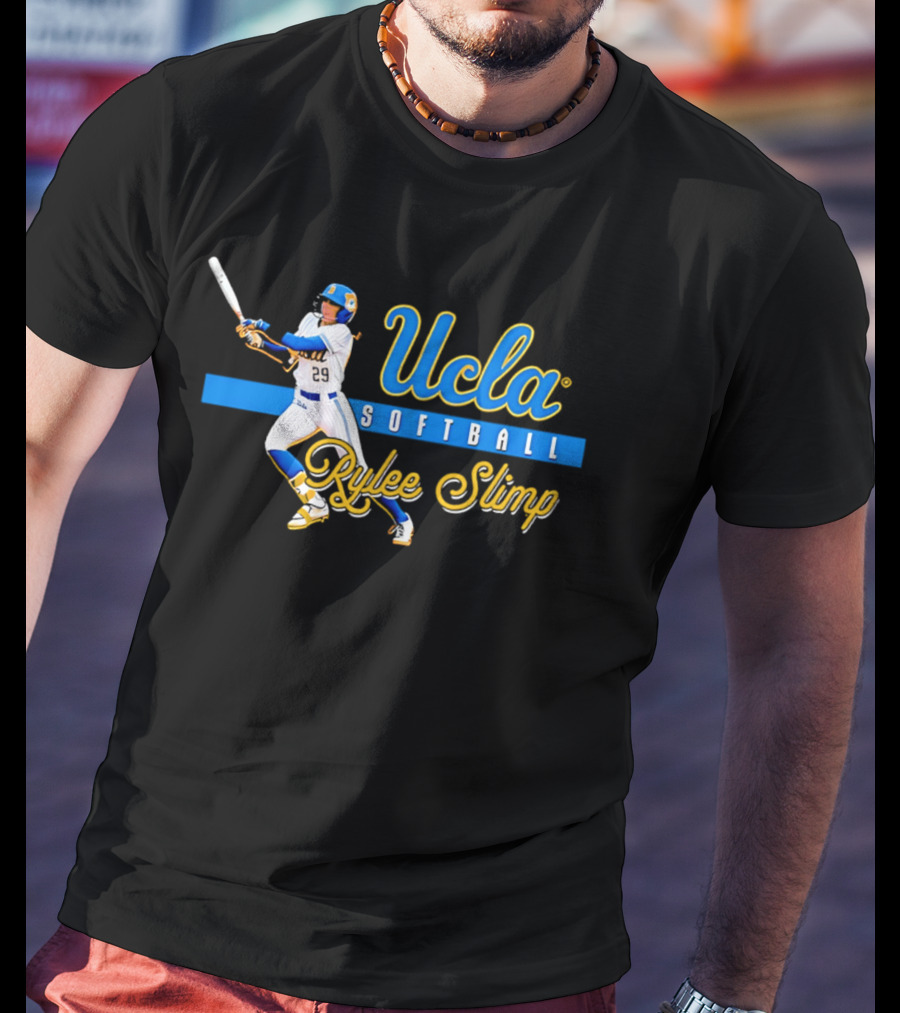UCLA Softball Rylee Slimp Player Action T-Shirt
