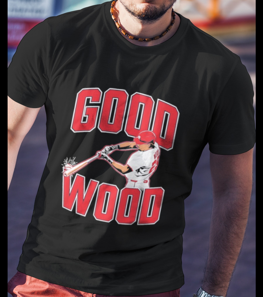 Washington Baseball James Wood Good Wood Slugger Swing T-Shirt