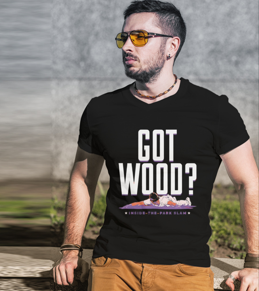 Washington Nationals Baseball Got Wood Inside The Park Slam T-Shirt