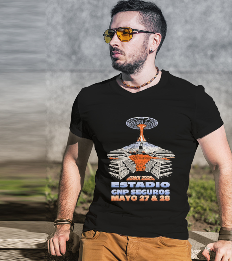 System Of A Down Estadio GNP Seguros Mexico May 27 28 2026 Tour Event T-Shirt