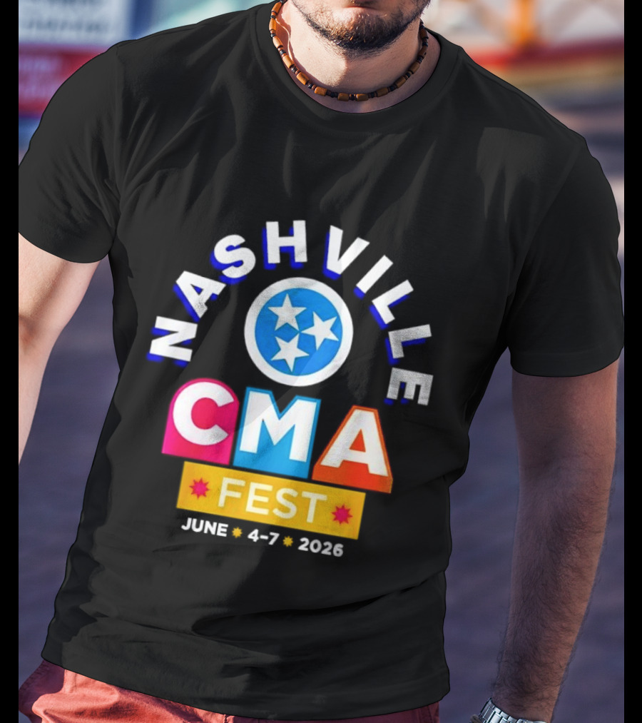 Nashville CMA Fest June 4 7 2026 Tennessee Titans T-Shirt
