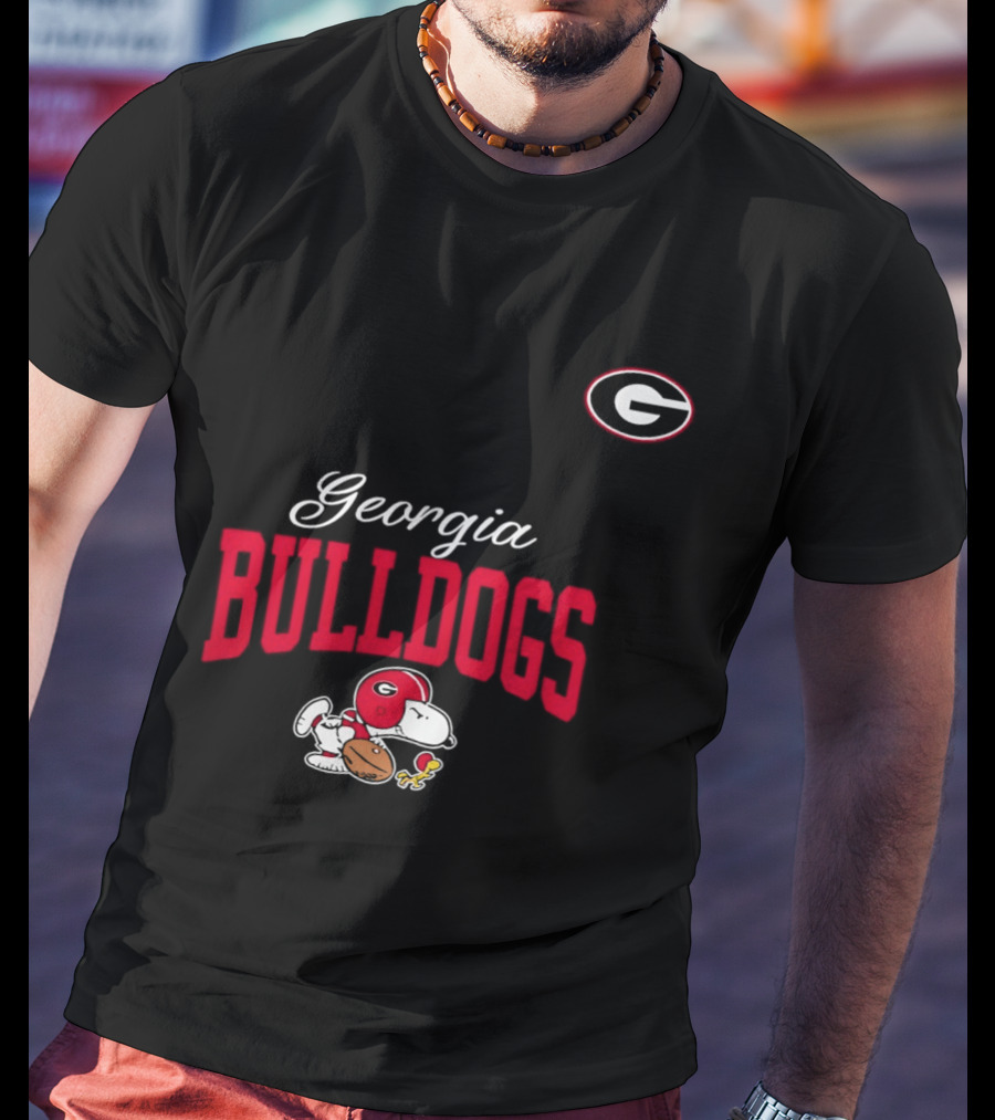 Georgia Bulldogs Snoopy Woodstock Forever Not Just When We Win T-Shirt