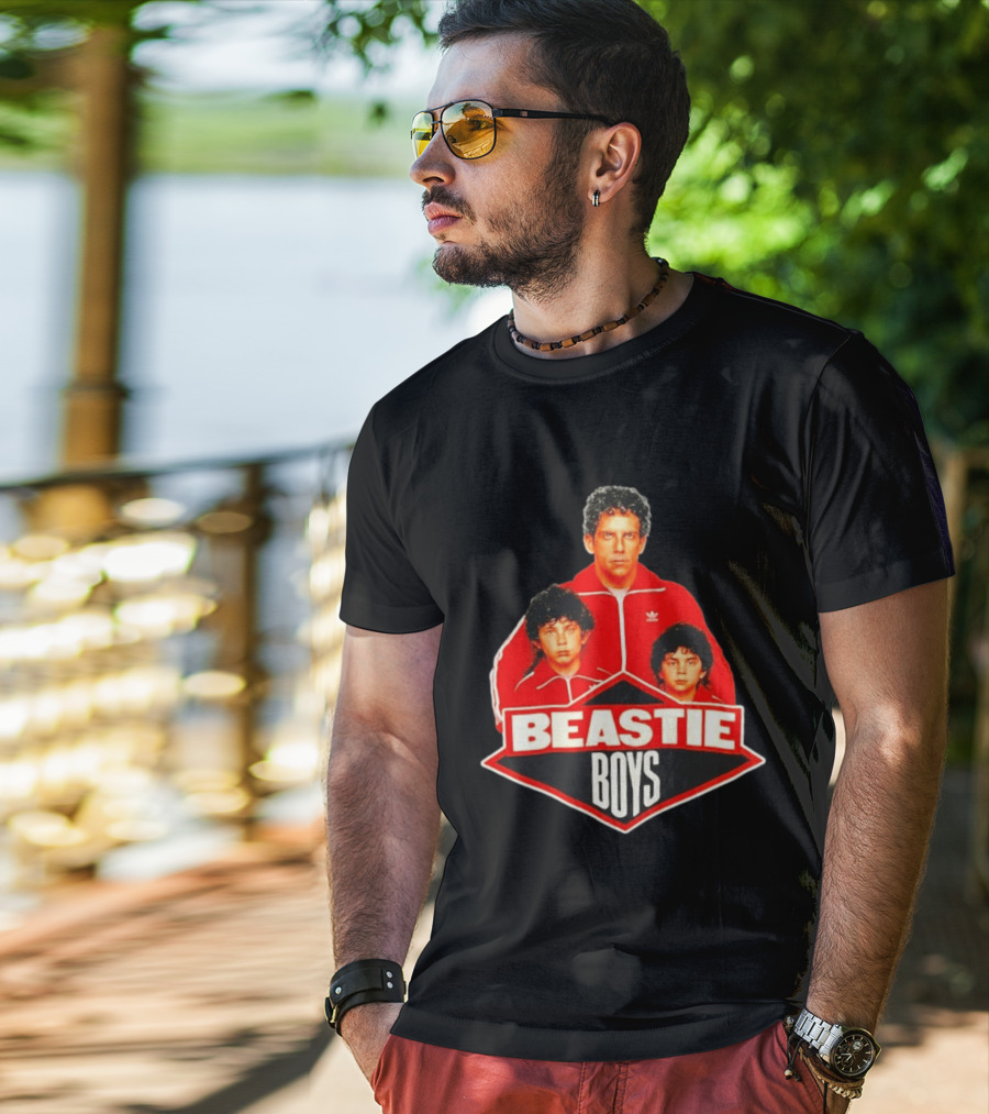 Beastie Boys Red Tracksuit Iconic Hip Hop T-Shirt