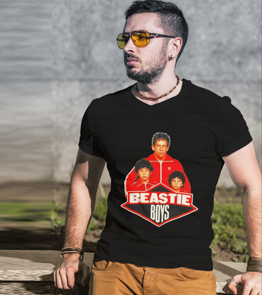 Beastie Boys Red Tracksuit Iconic Hip Hop T-Shirt