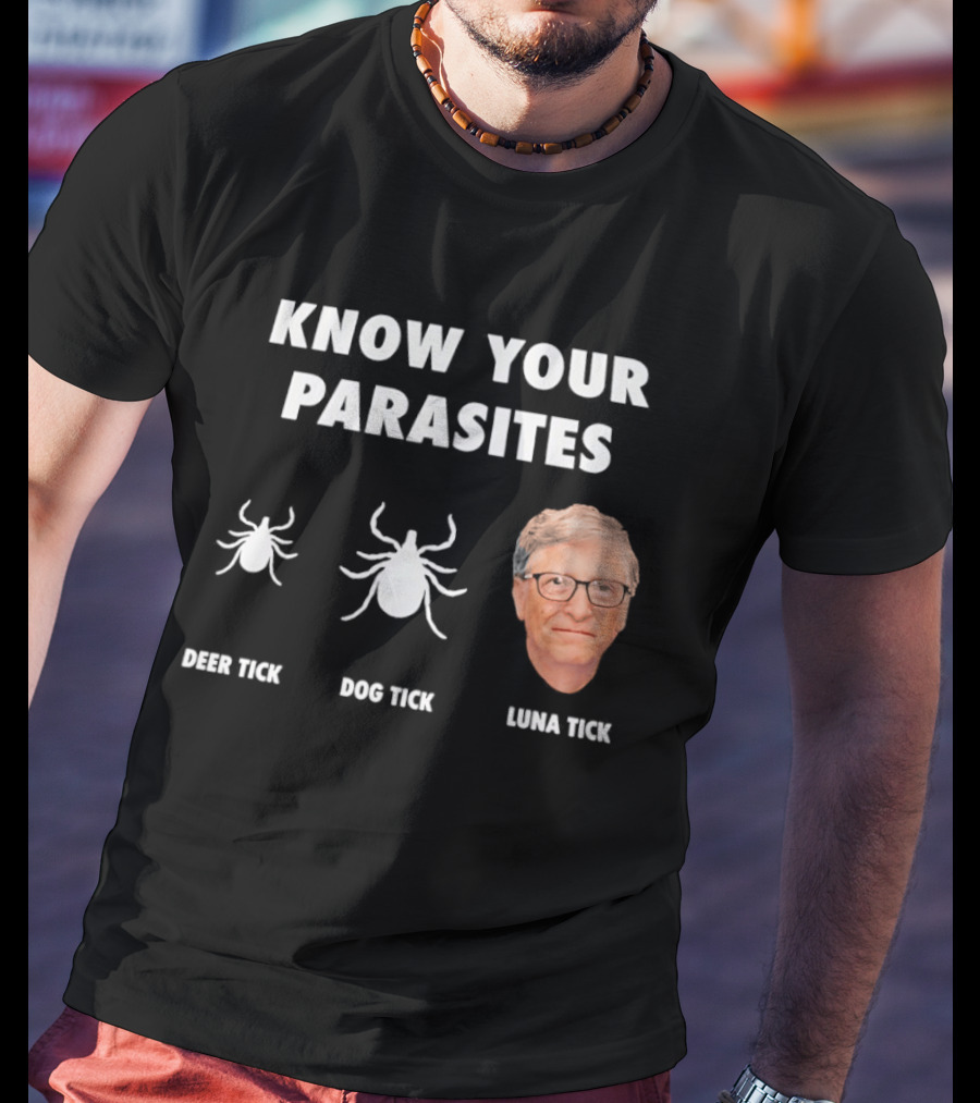 Know Your Parasites Deer Tick Dog Tick Luna Tick T-Shirt