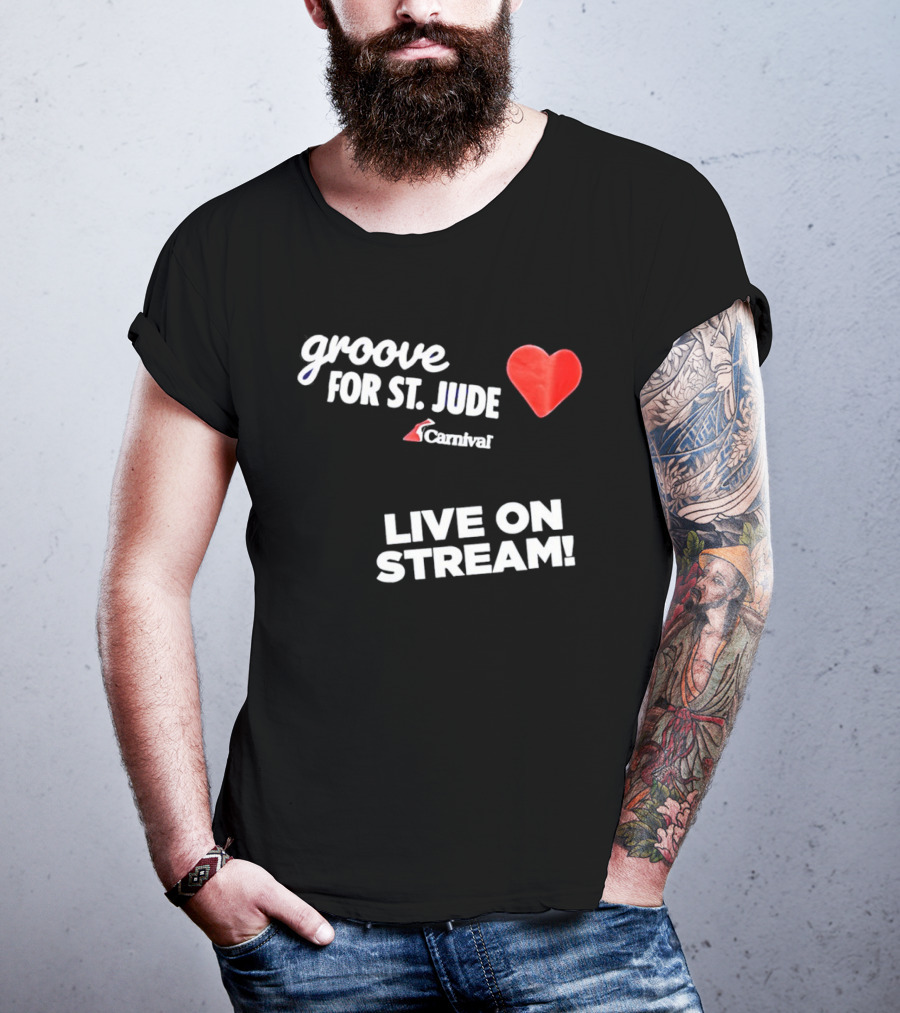 Groove For St Jude Heart Carnival Live On Stream T-Shirt