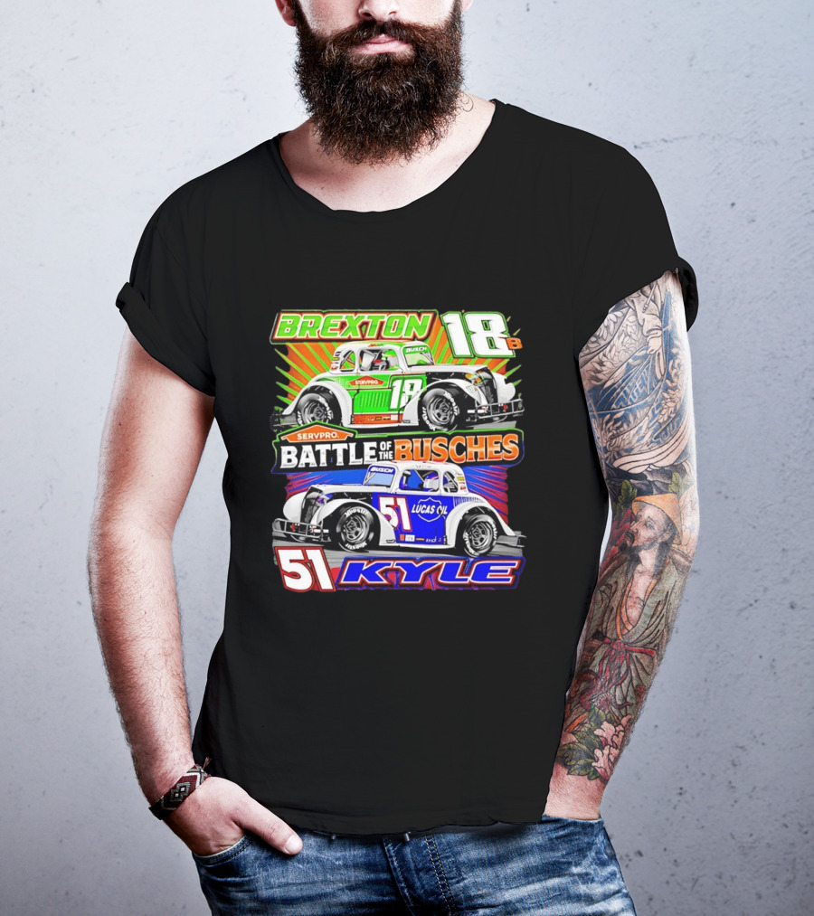 Brexton 18B SERVPRO Battle Of The Busches 51 Kyle Lucas Oil T-Shirt