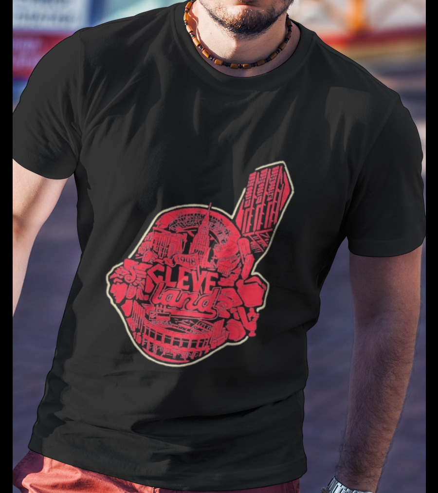 Cleveland Guardians 1948 Terminal Tower Progressive Field CLEVEland T-Shirt