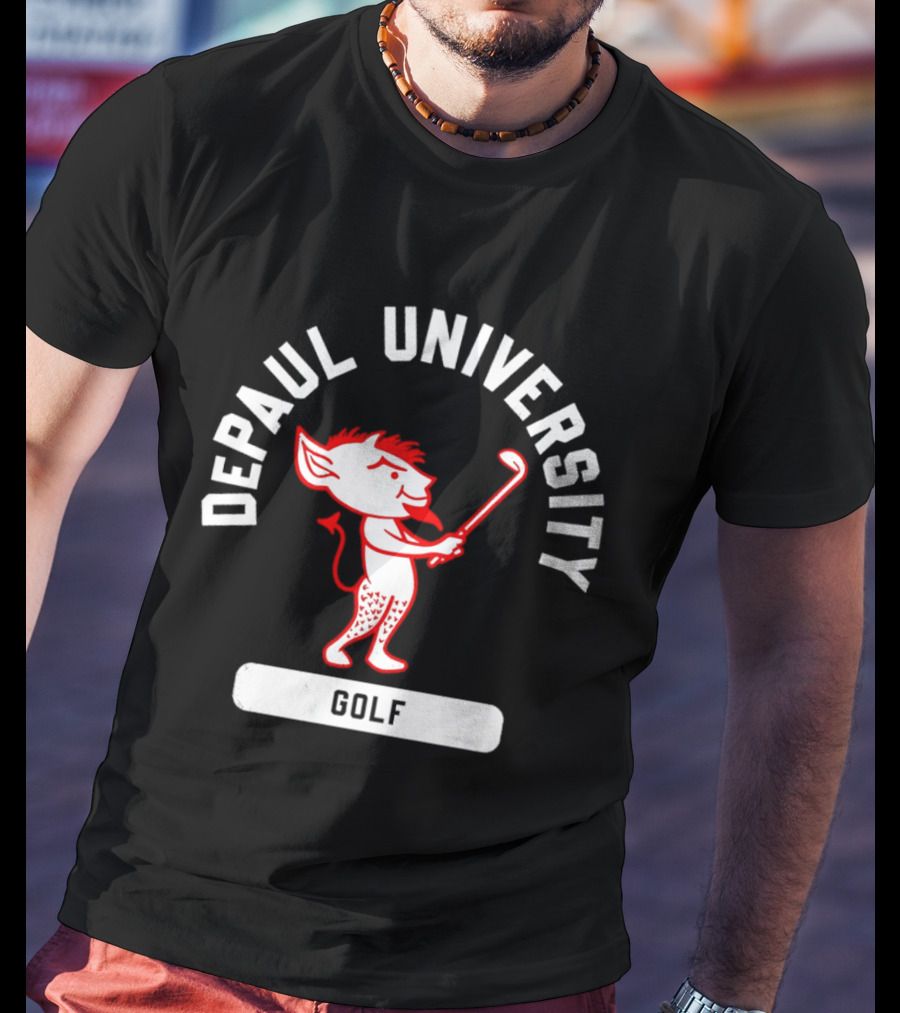 Depaul University Golf Demons Sports Team T-Shirt